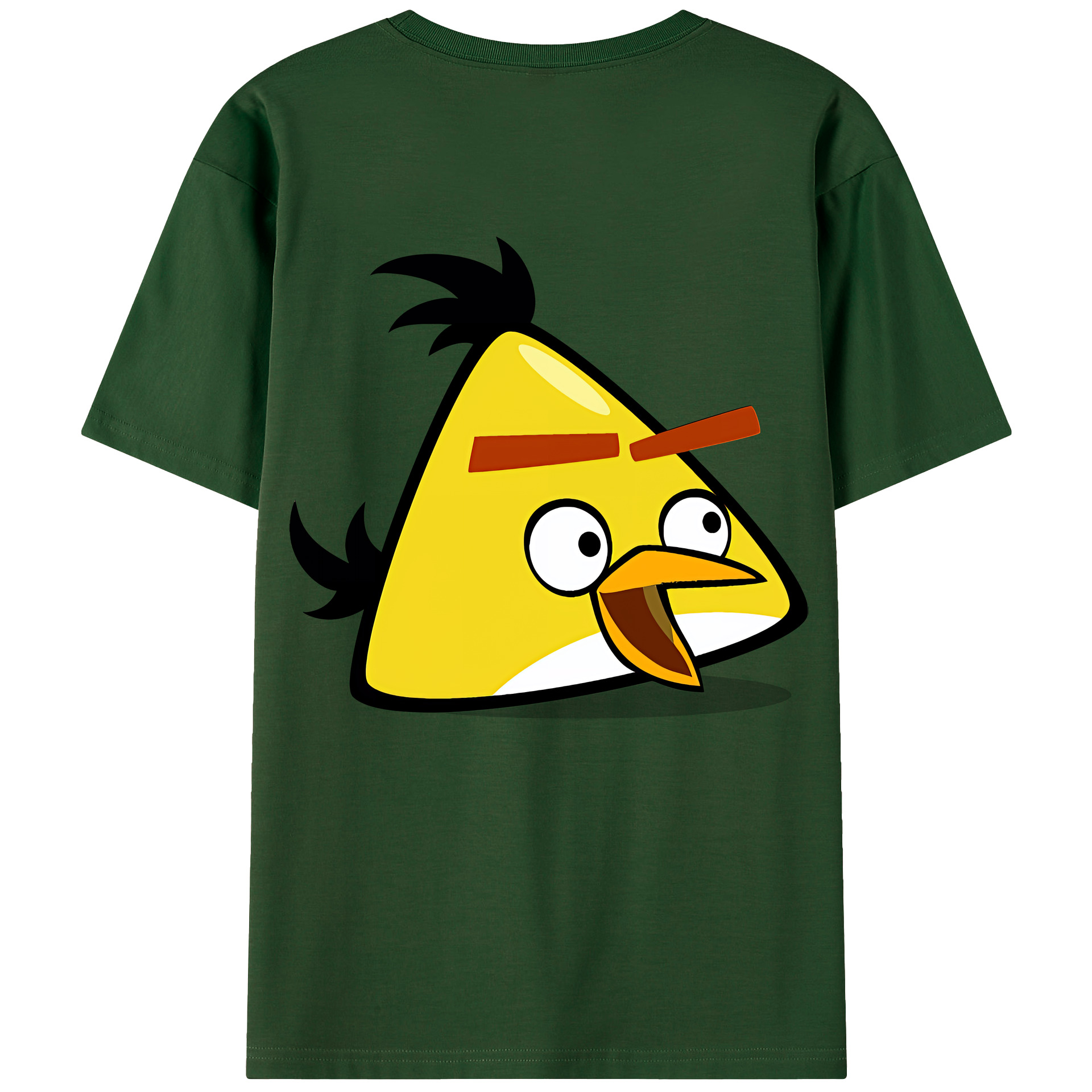 （画像用） Angry Birds アングリーバード 綿100％半袖Tシャツ（背面プリント）